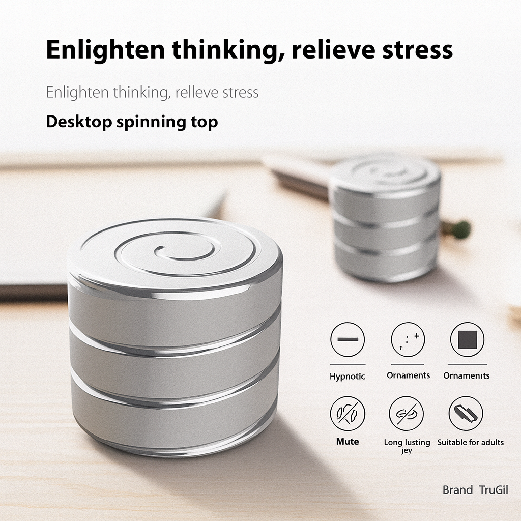 Kinetic Desk Toy – The Hypnotic Stress Relief Spinner